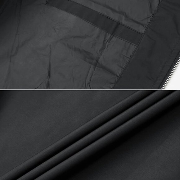 Men's Lightweight Casual Bomber Jacket - Breathable Windbreaker for Spring/Fall - Picture 7 of 7